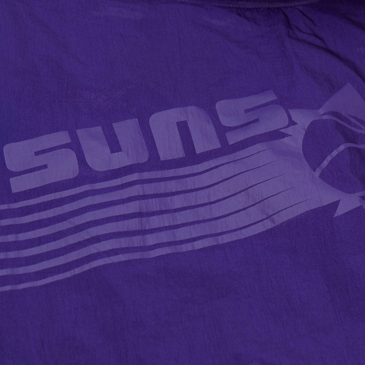 Mitchell & Ness Phoenix Suns Playmaker Full-Zip Hooded Windbreaker Jacket Purple