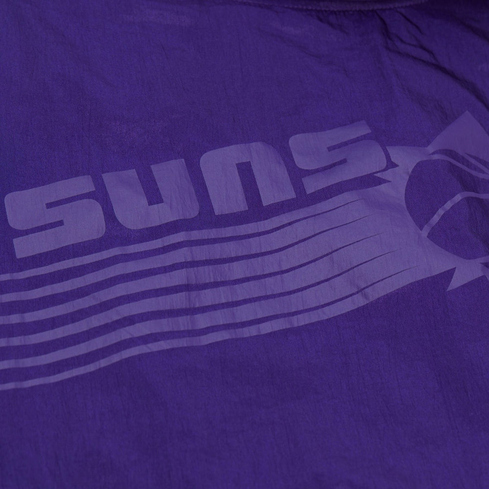 Mitchell & Ness Phoenix Suns Playmaker Full-Zip Hooded Windbreaker Jacket Purple