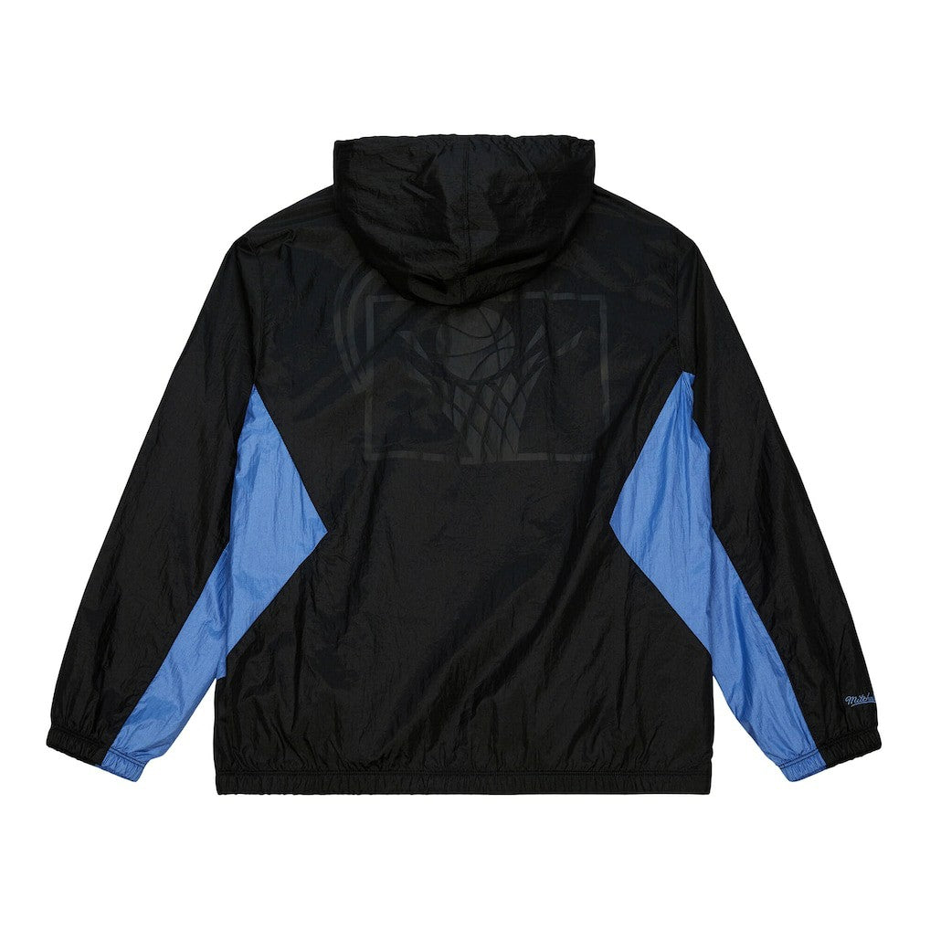 Mitchell & Ness Cleveland Cavaliers Playmaker Full-Zip Hooded Windbreaker Jacket Black