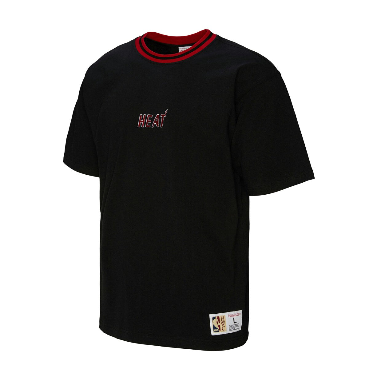 Mitchell & Ness Miami Heat Unisex Playmaker Vintage Logo T-Shirt Black