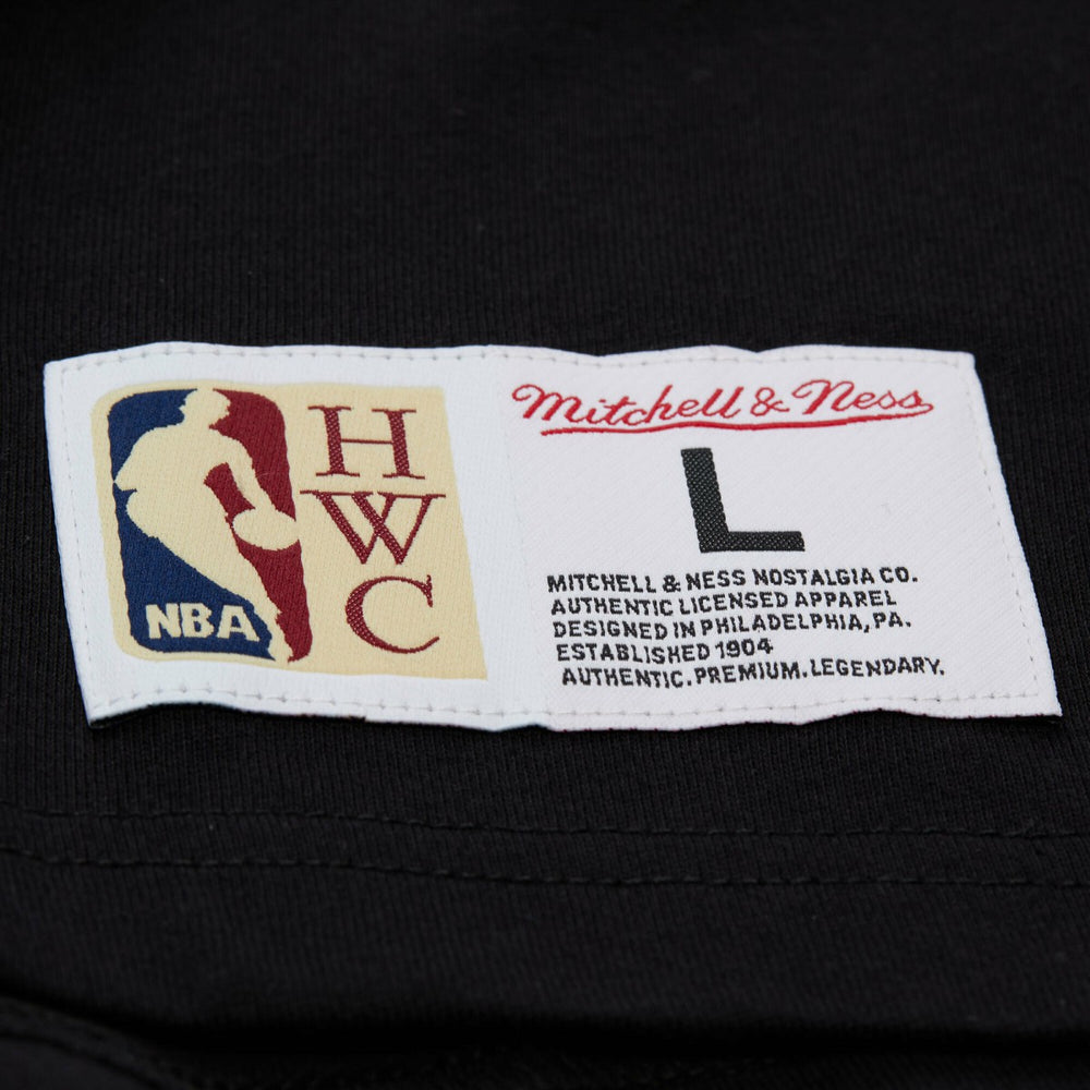 Mitchell & Ness Miami Heat Unisex Playmaker Vintage Logo T-Shirt Black