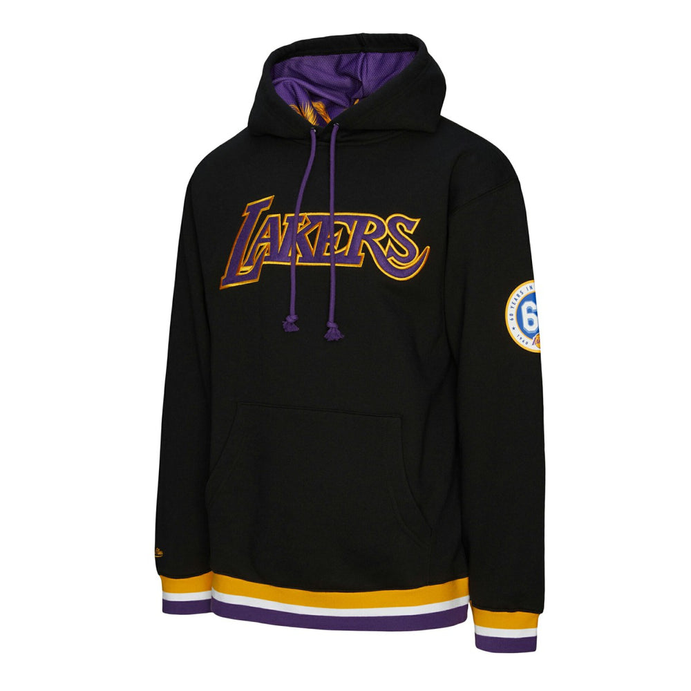 Mitchell & Ness Los Angeles Lakers Unisex Vintage Heavyweight Hoodie Black