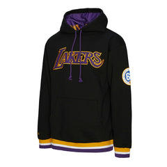 Mitchell & Ness Los Angeles Lakers Unisex Vintage Heavyweight Hoodie Black