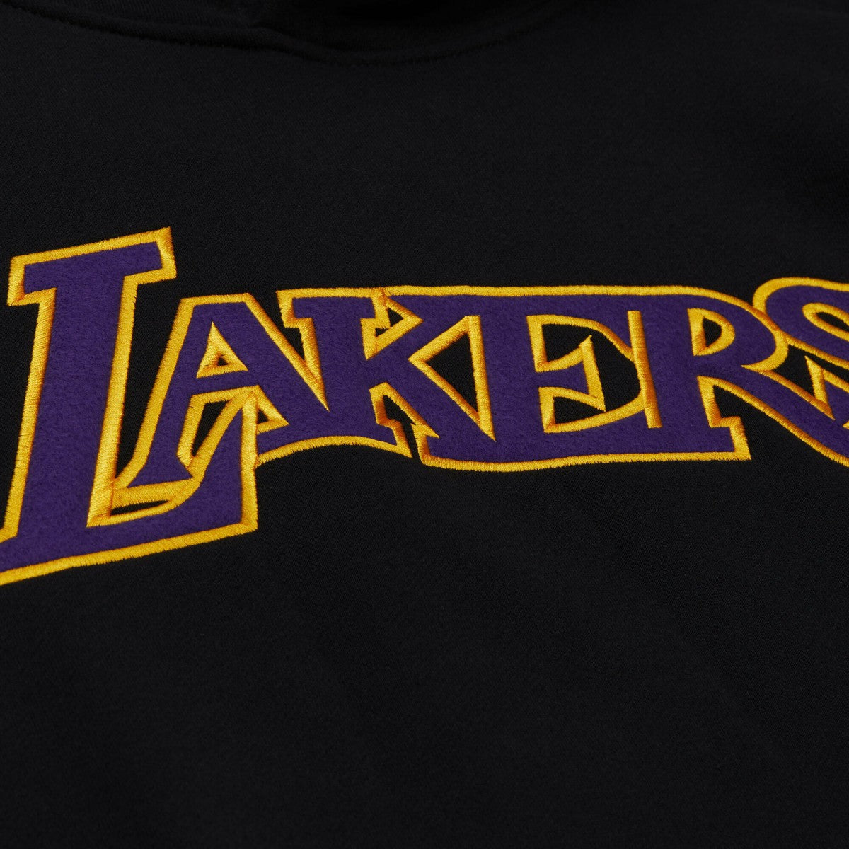 Mitchell & Ness Los Angeles Lakers Unisex Vintage Heavyweight Hoodie Black