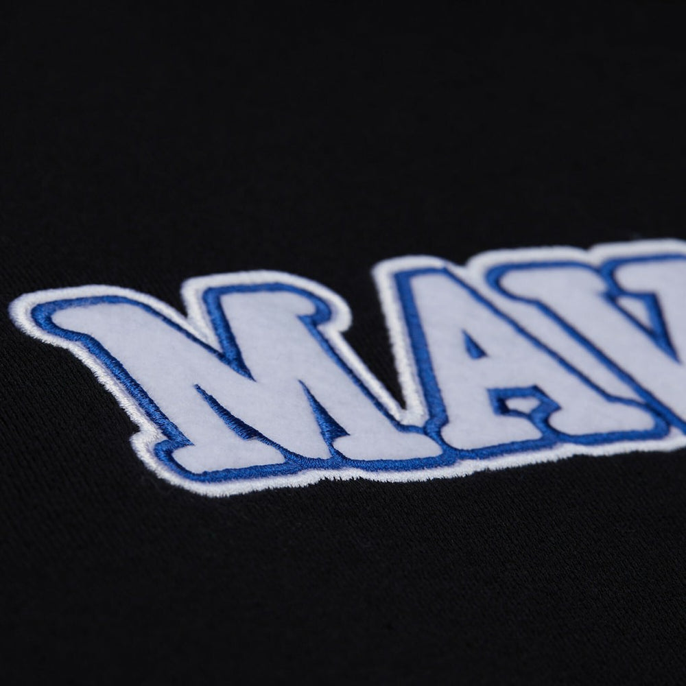 Mitchell & Ness Dallas Mavericks Unisex Vintage Heavyweight Hoodie Black