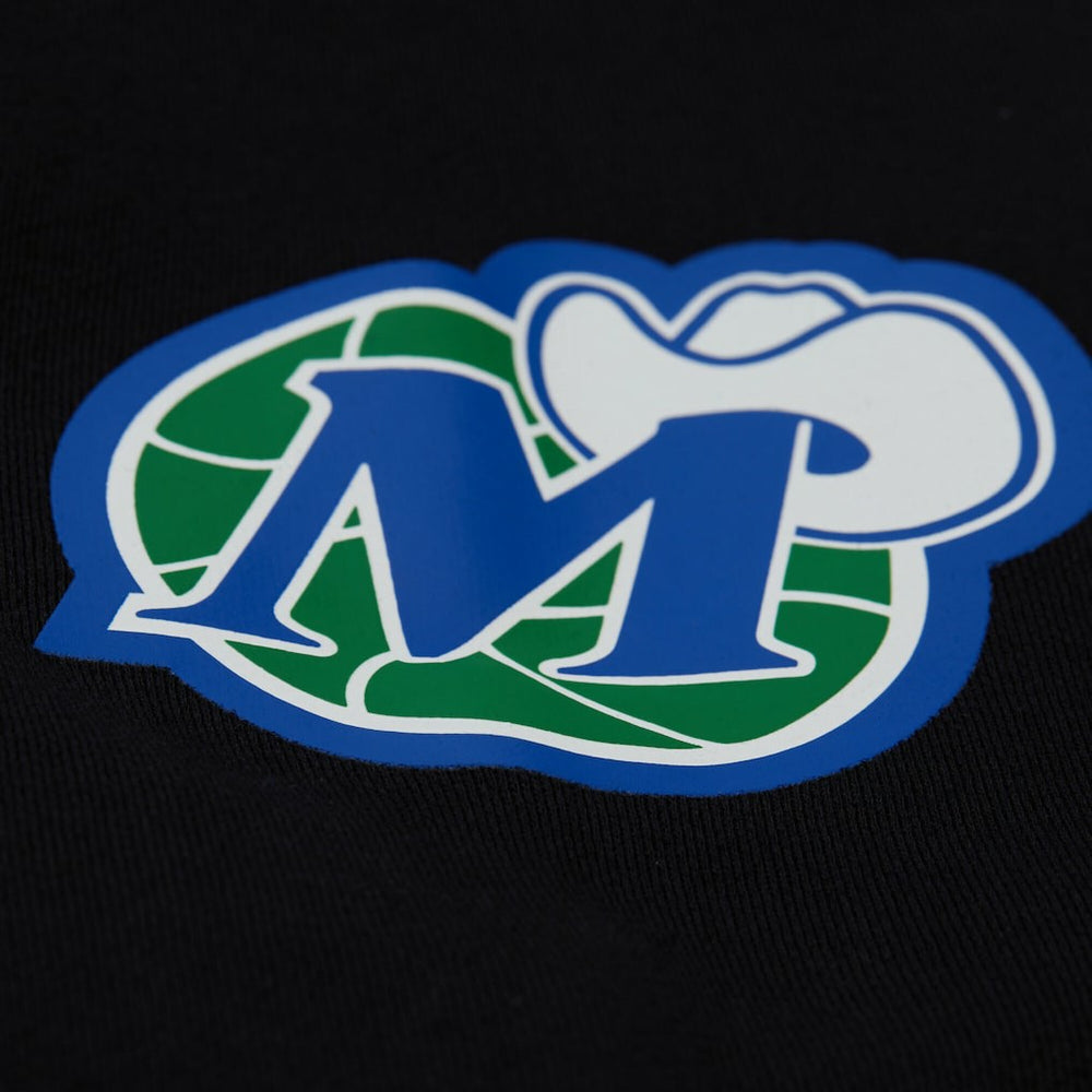 Mitchell & Ness Dallas Mavericks Unisex Vintage Heavyweight Hoodie Black