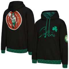 Mitchell & Ness Boston Celtics Unisex Vintage Heavyweight Hoodie Black