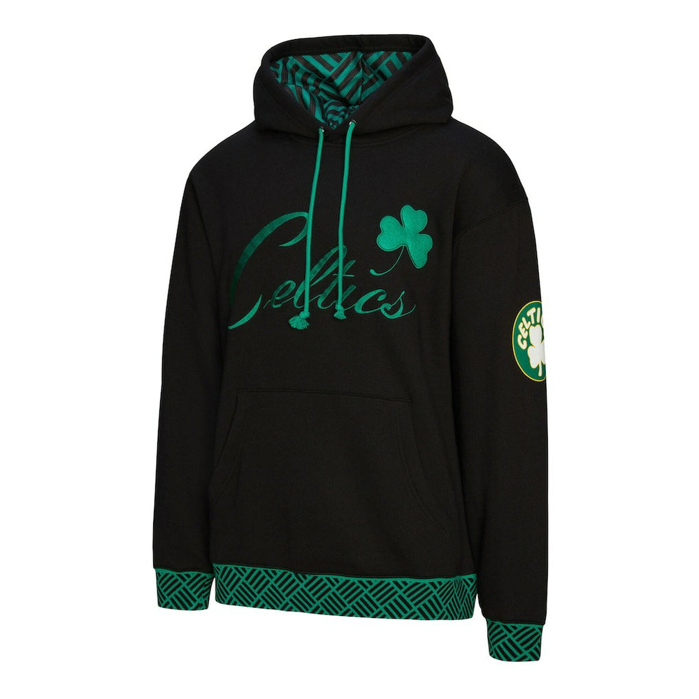 Mitchell & Ness Boston Celtics Unisex Vintage Heavyweight Hoodie Black