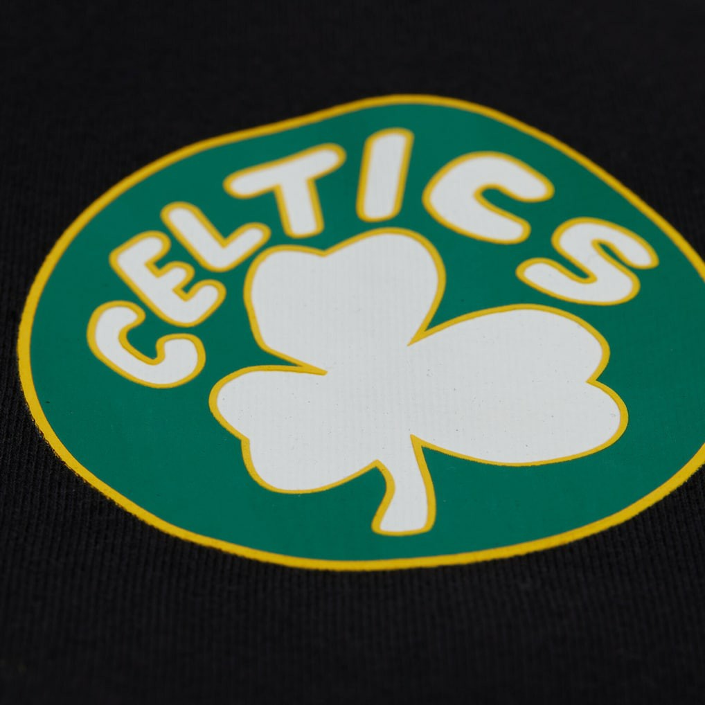 Mitchell & Ness Boston Celtics Unisex Vintage Heavyweight Hoodie Black