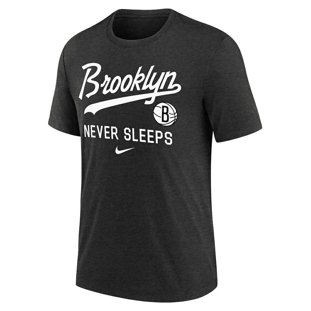 Nike Brooklyn Nets Tri-Blend T-Shirt Black
