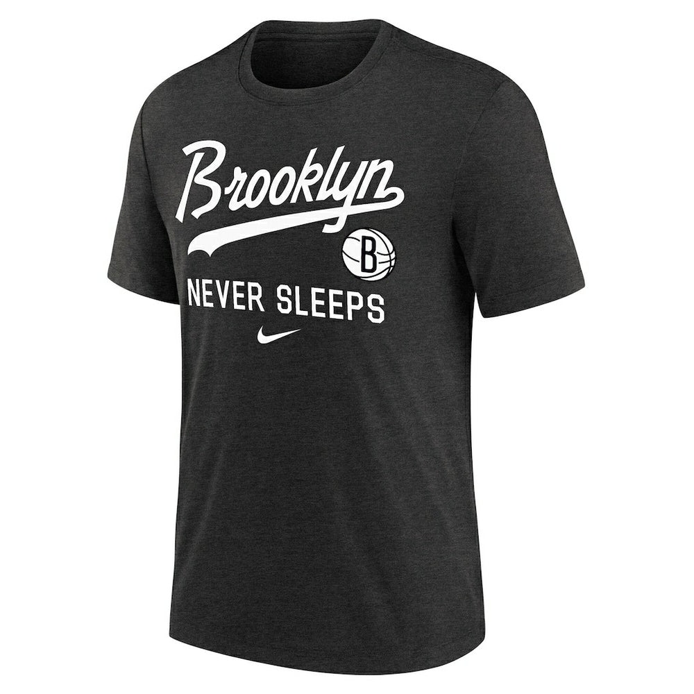 Nike Brooklyn Nets Tri-Blend T-Shirt Black