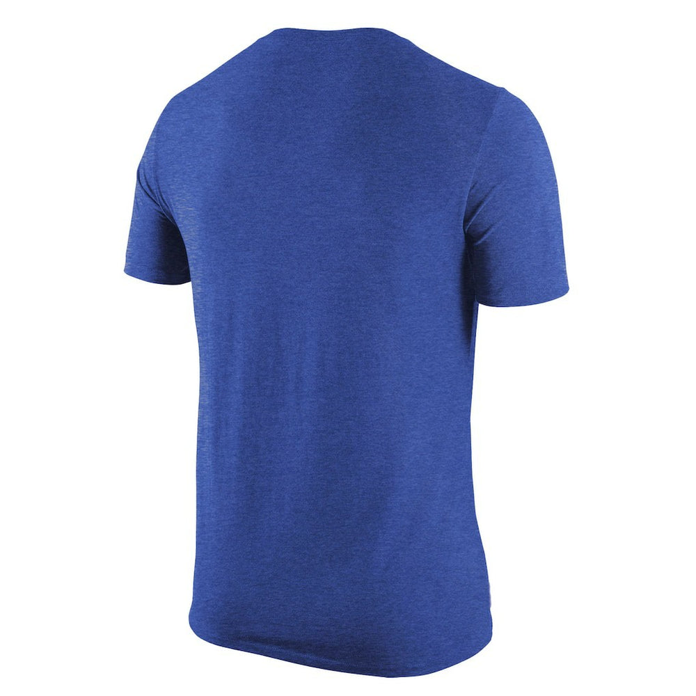 Nike New York Knicks Tri-Blend T-Shirt Heather Royal