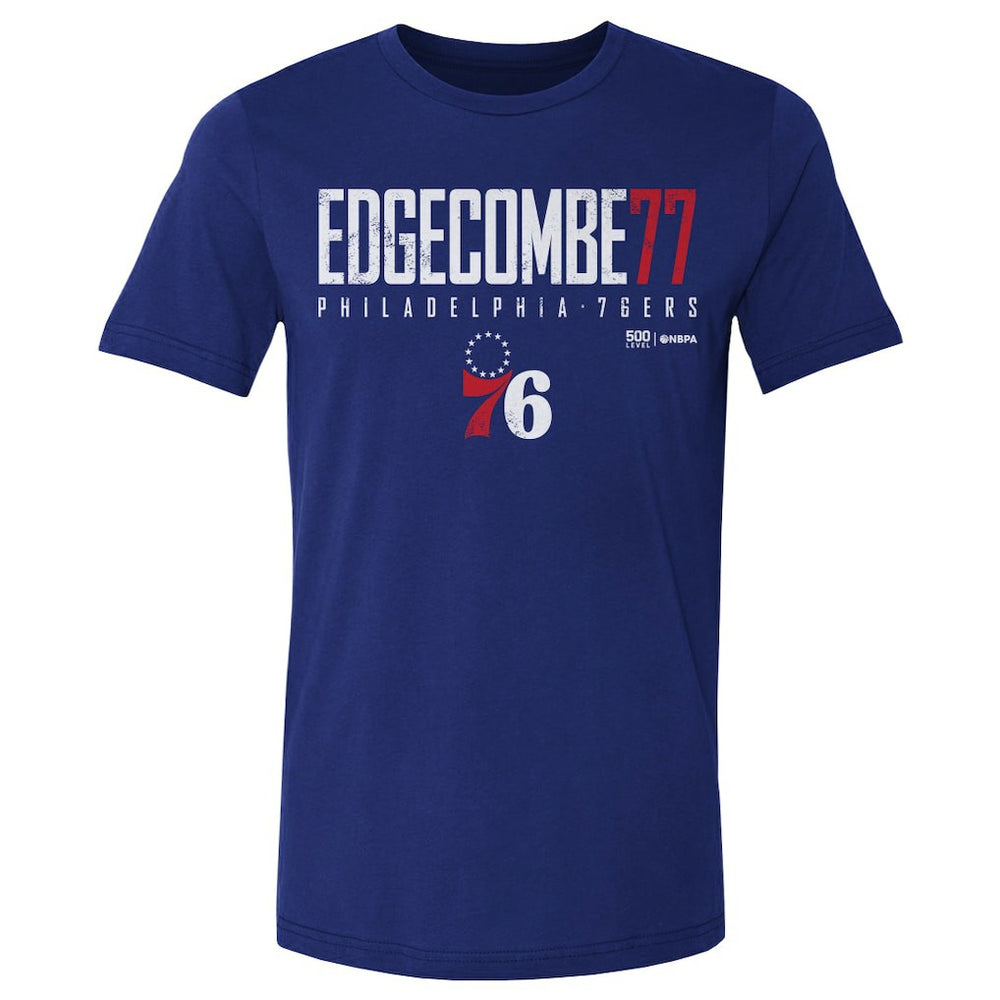 VJ Edgecombe Philadelphia 76ers 500 Level Elite T-Shirt Royal