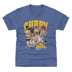 Stephen Curry Golden State Warriors 500 Level Youth Collage T-Shirt Royal