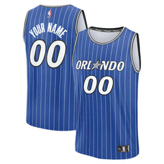 Fanatics Orlando Magic Fast Break Replica Custom Jersey Icon Edition Blue