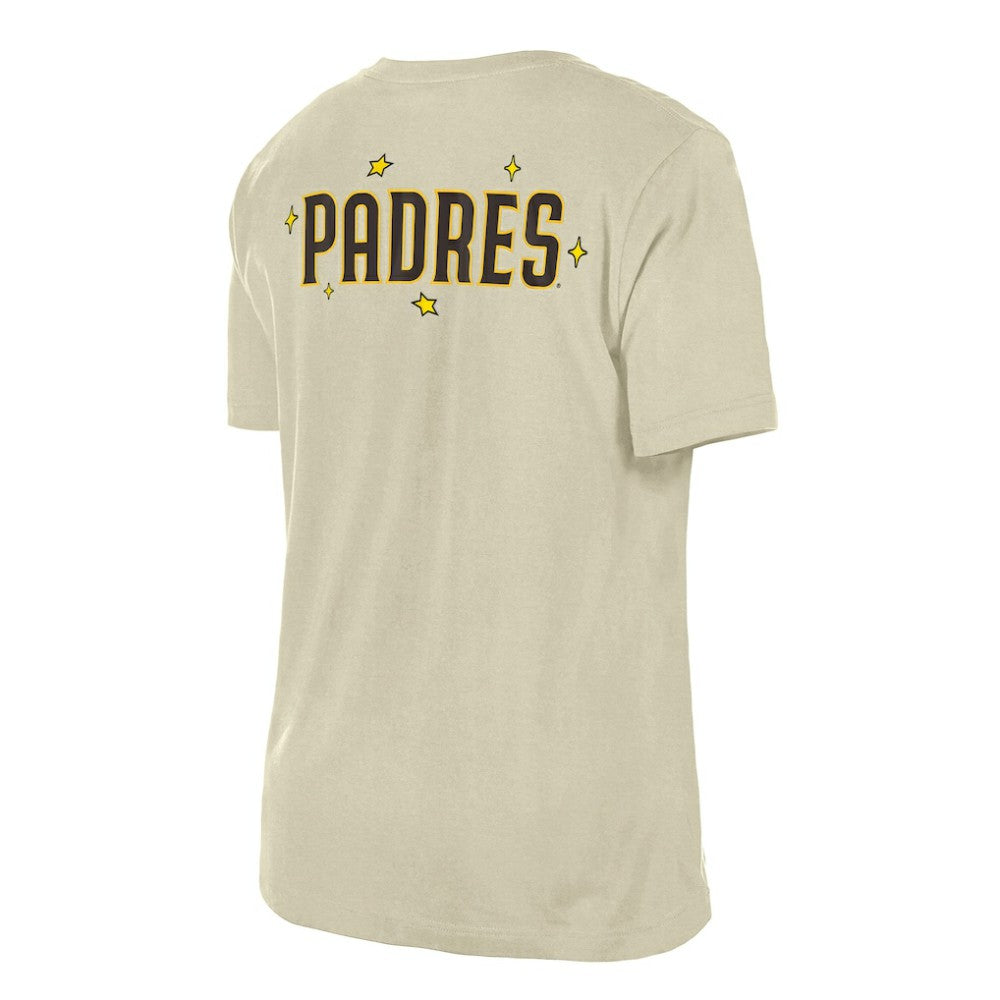 San Diego Padres New Era Women's Stars & Cap T-Shirt Outlet