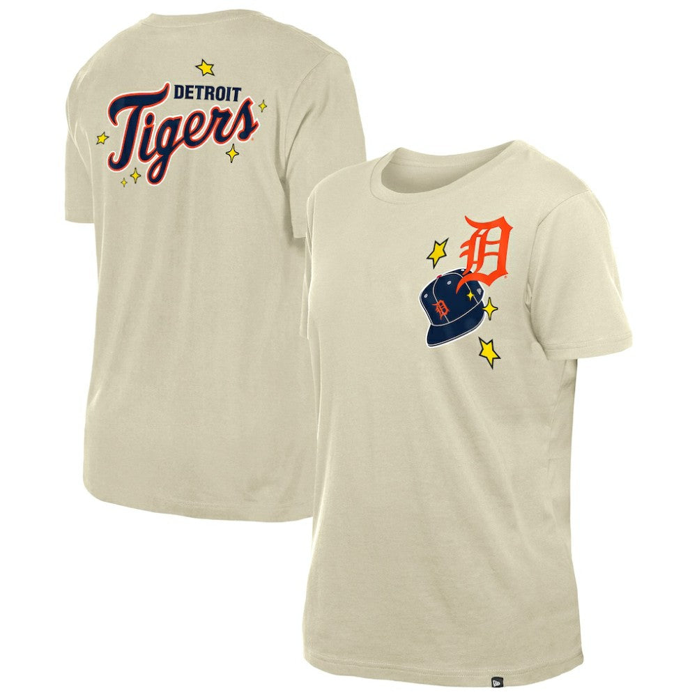 Detroit Tigers New Era Women's Stars & Cap T-Shirt Near Me