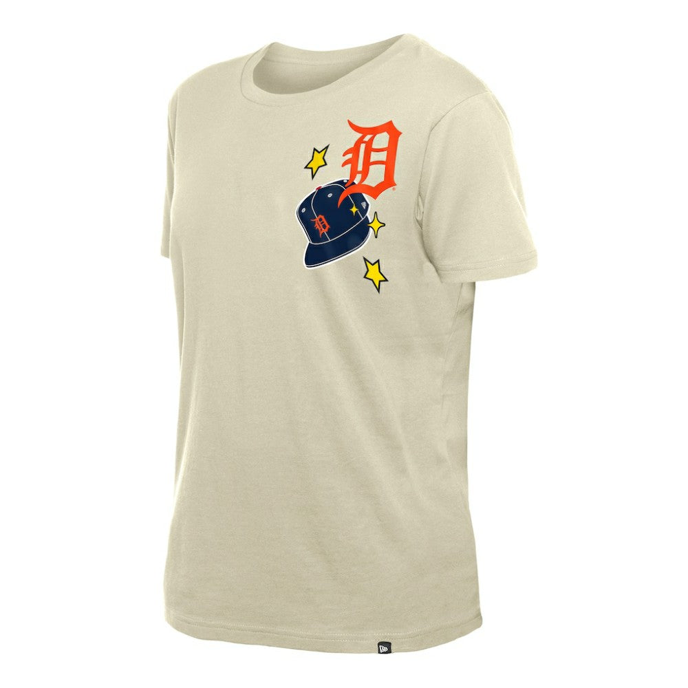 Detroit Tigers New Era Women's Stars & Cap T-Shirt Near Me