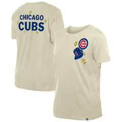Chicago Cubs New Era Women's Stars & Cap T-Shirt Discount