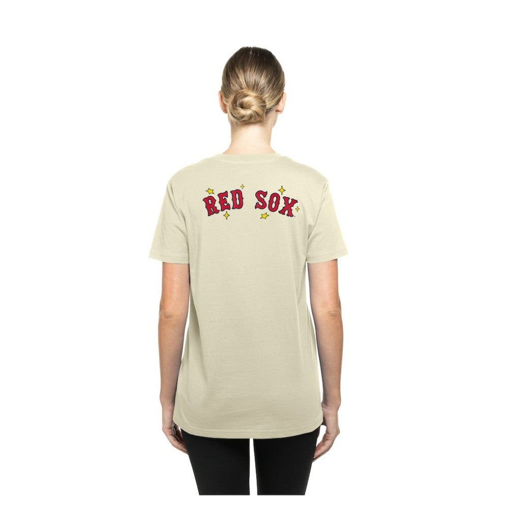 Boston Red Sox New Era Women's Stars & Cap T-Shirt Outlet