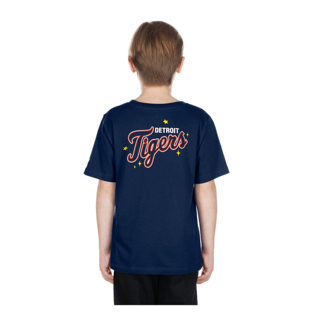 Detroit Tigers New Era Youth Stars & Cap T-Shirt Sale