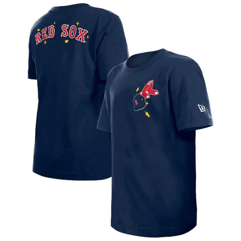 Boston Red Sox New Era Youth Stars & Cap T-Shirt Sale