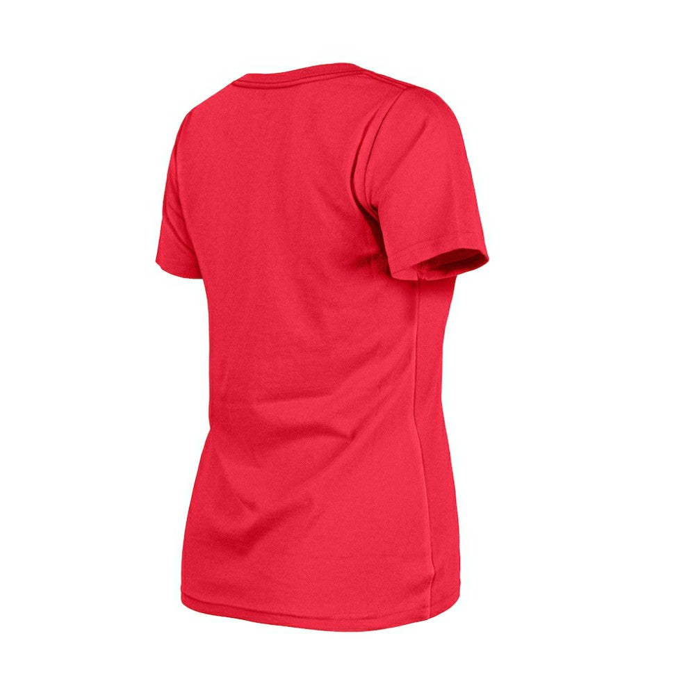 Philadelphia Phillies New Era Women's Little Miss 2 V-Neck T-Shirt Outlet