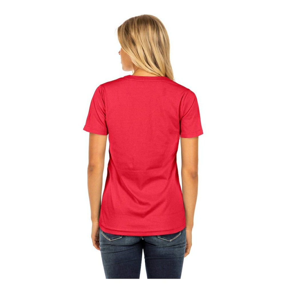 Philadelphia Phillies New Era Women's Little Miss 2 V-Neck T-Shirt Outlet