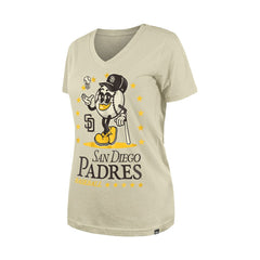 San Diego Padres New Era Women's Little Miss 2 V-Neck T-Shirt Near Me