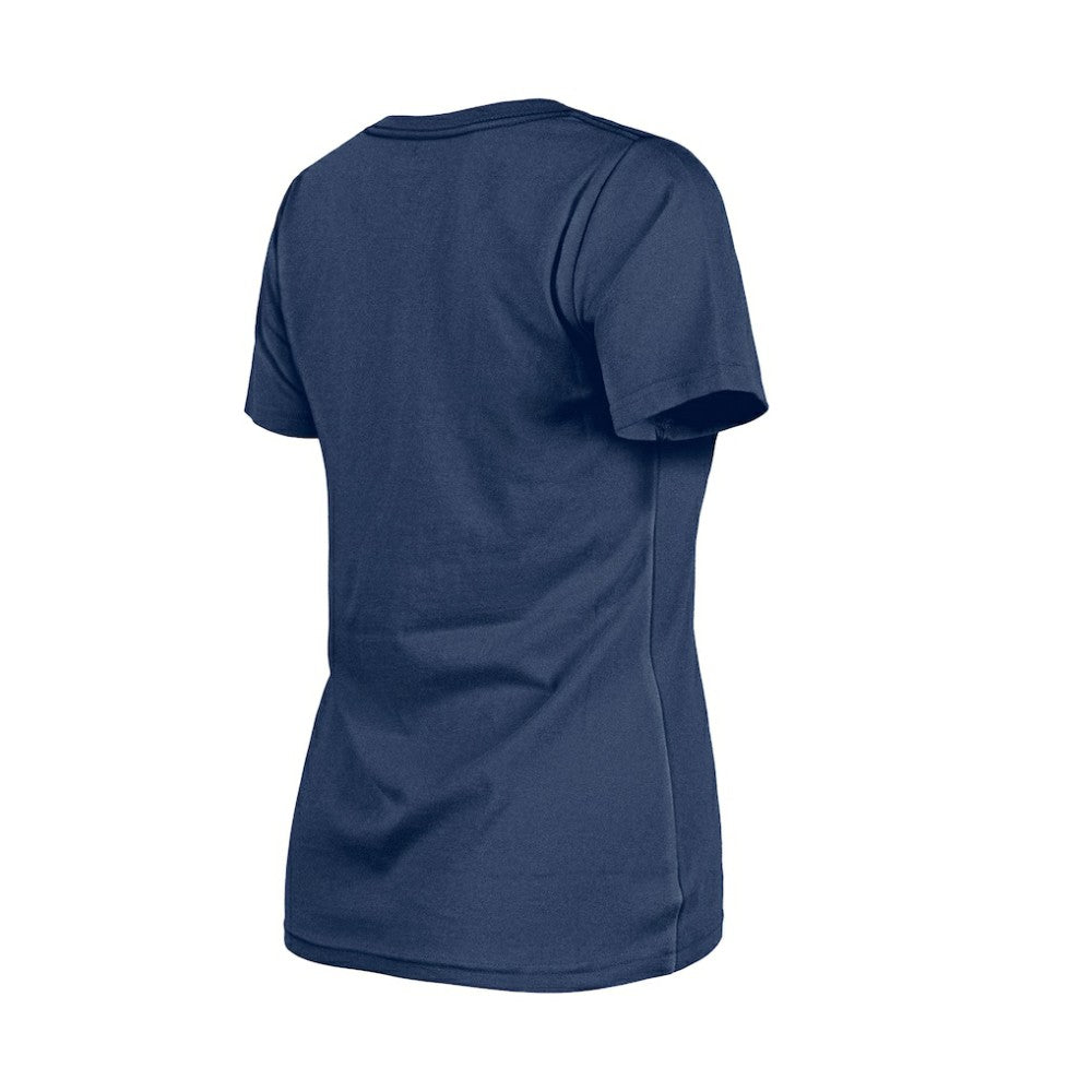 Atlanta Braves New Era Women's Little Miss 2 V-Neck T-Shirt Outlet