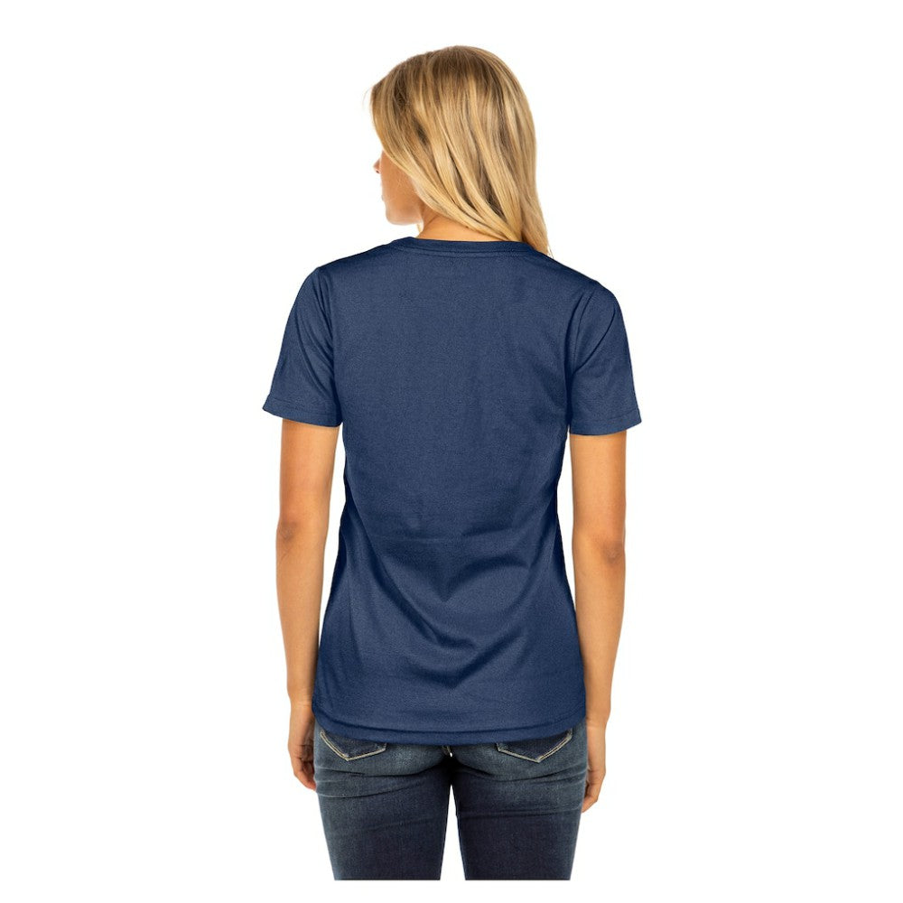 Atlanta Braves New Era Women's Little Miss 2 V-Neck T-Shirt Outlet