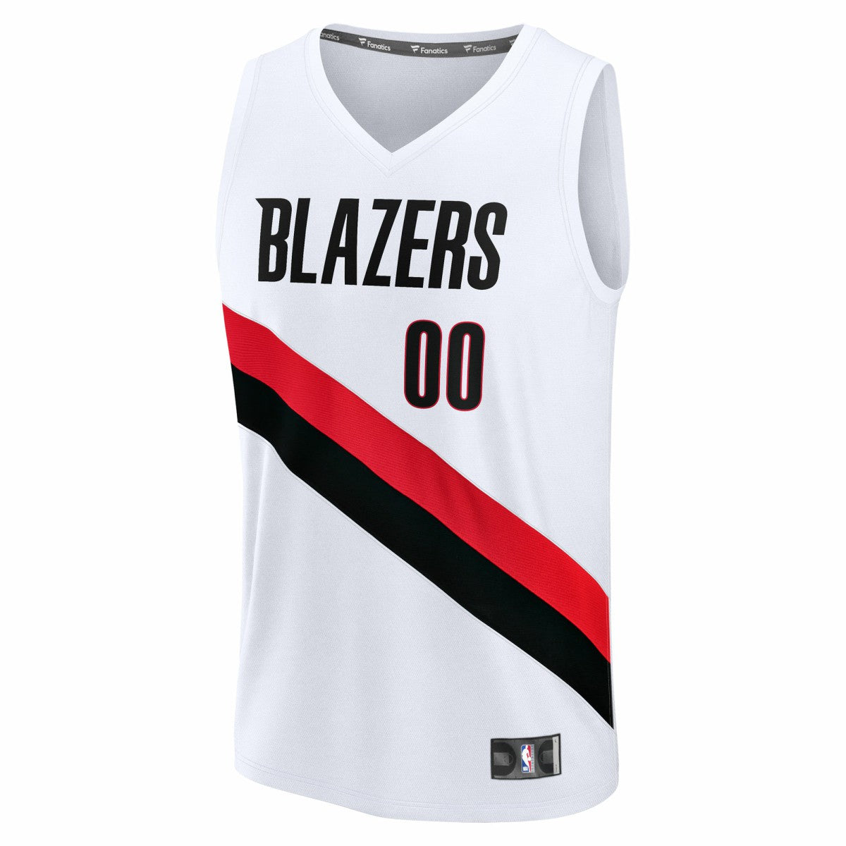 Fanatics Portland Trail Blazers Fast Break Replica Custom Jersey Association Edition White
