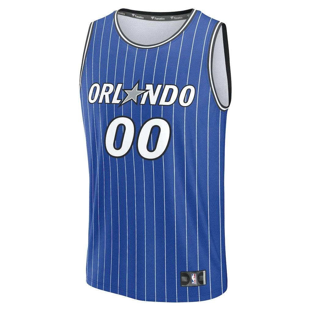 Fanatics Orlando Magic Youth Fast Break Replica Custom Jersey Icon Edition Blue
