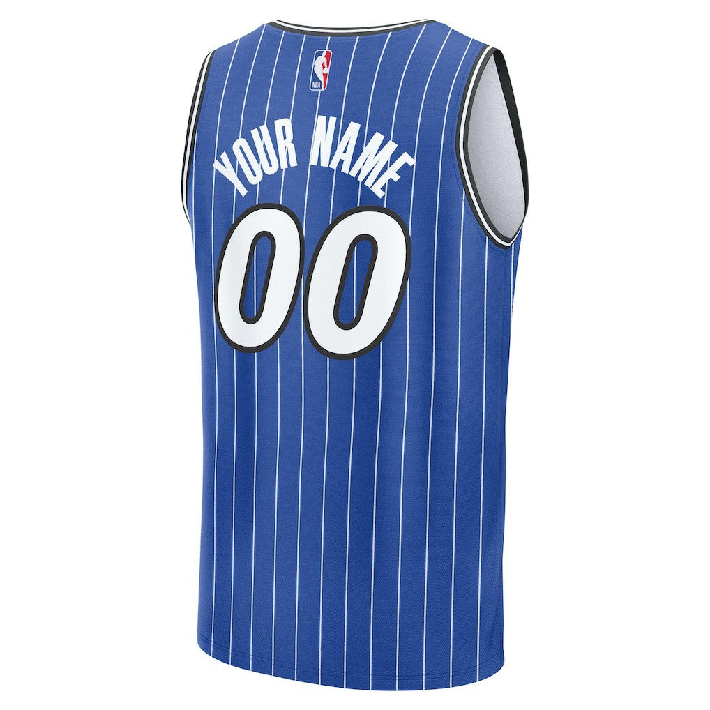 Fanatics Orlando Magic Youth Fast Break Replica Custom Jersey Icon Edition Blue