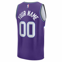 Fanatics Utah Jazz Youth Fast Break Replica Custom Jersey Icon Edition