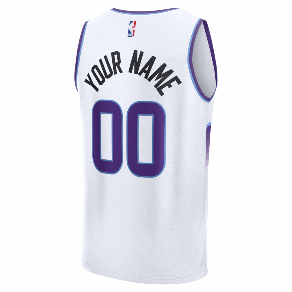 Fanatics Utah Jazz Youth Fast Break Replica Custom Jersey Association Edition