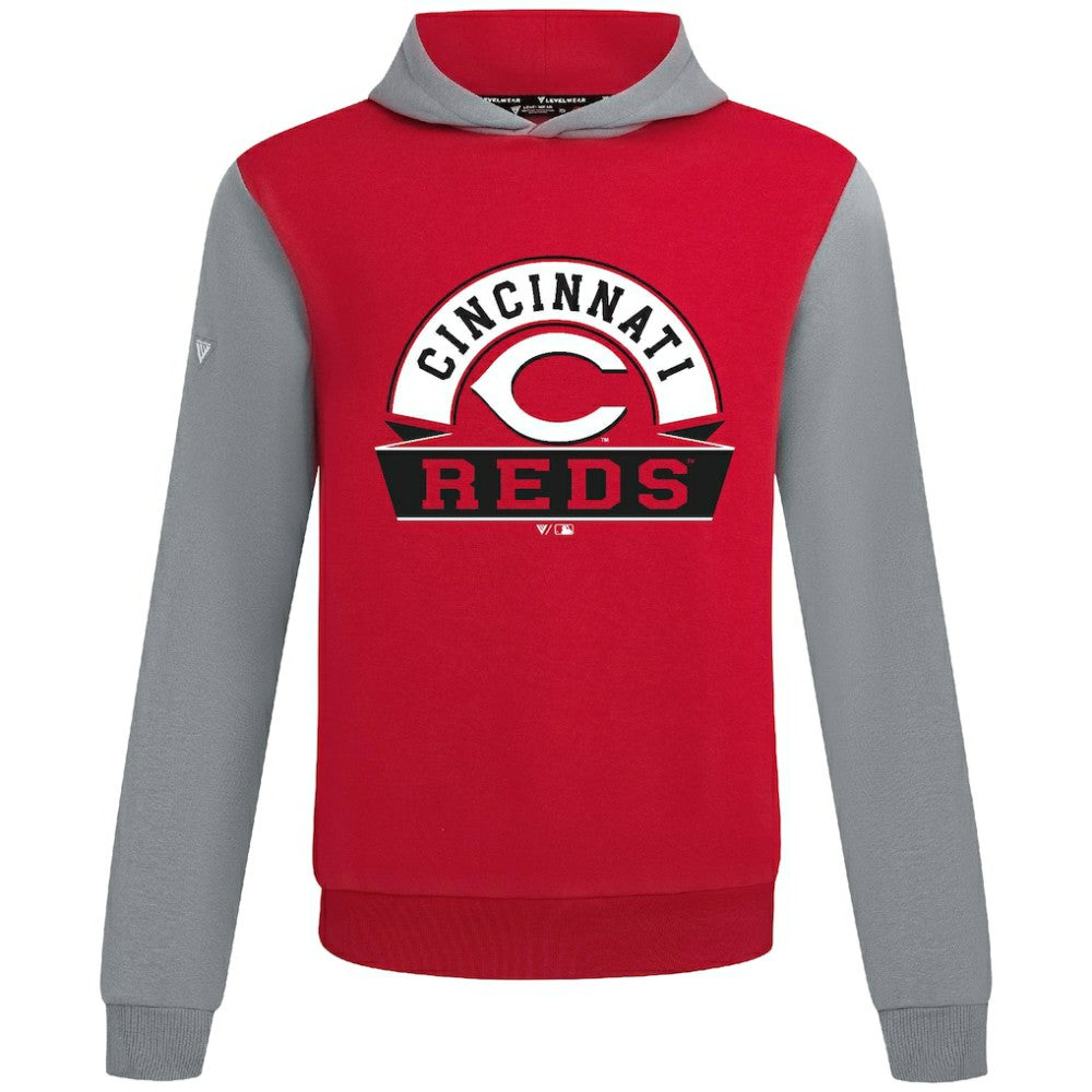 Cincinnati Reds Levelwear Throwback Ultimate Banner Arch Hoodie Discount