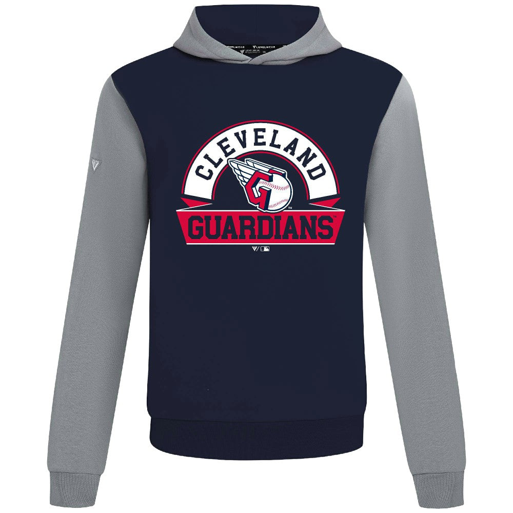 Cleveland Guardians Levelwear Throwback Ultimate Banner Arch Hoodie Outlet