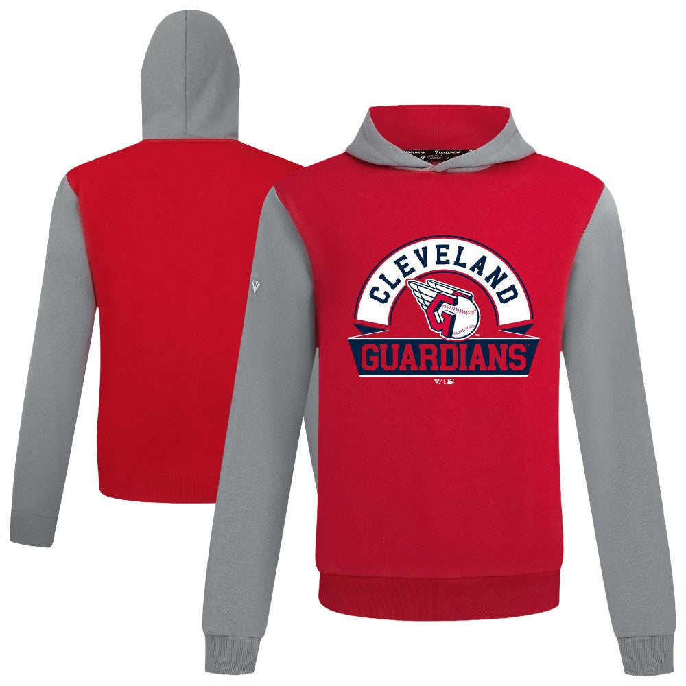 Cleveland Guardians Levelwear Throwback Ultimate Banner Arch Hoodie Sale