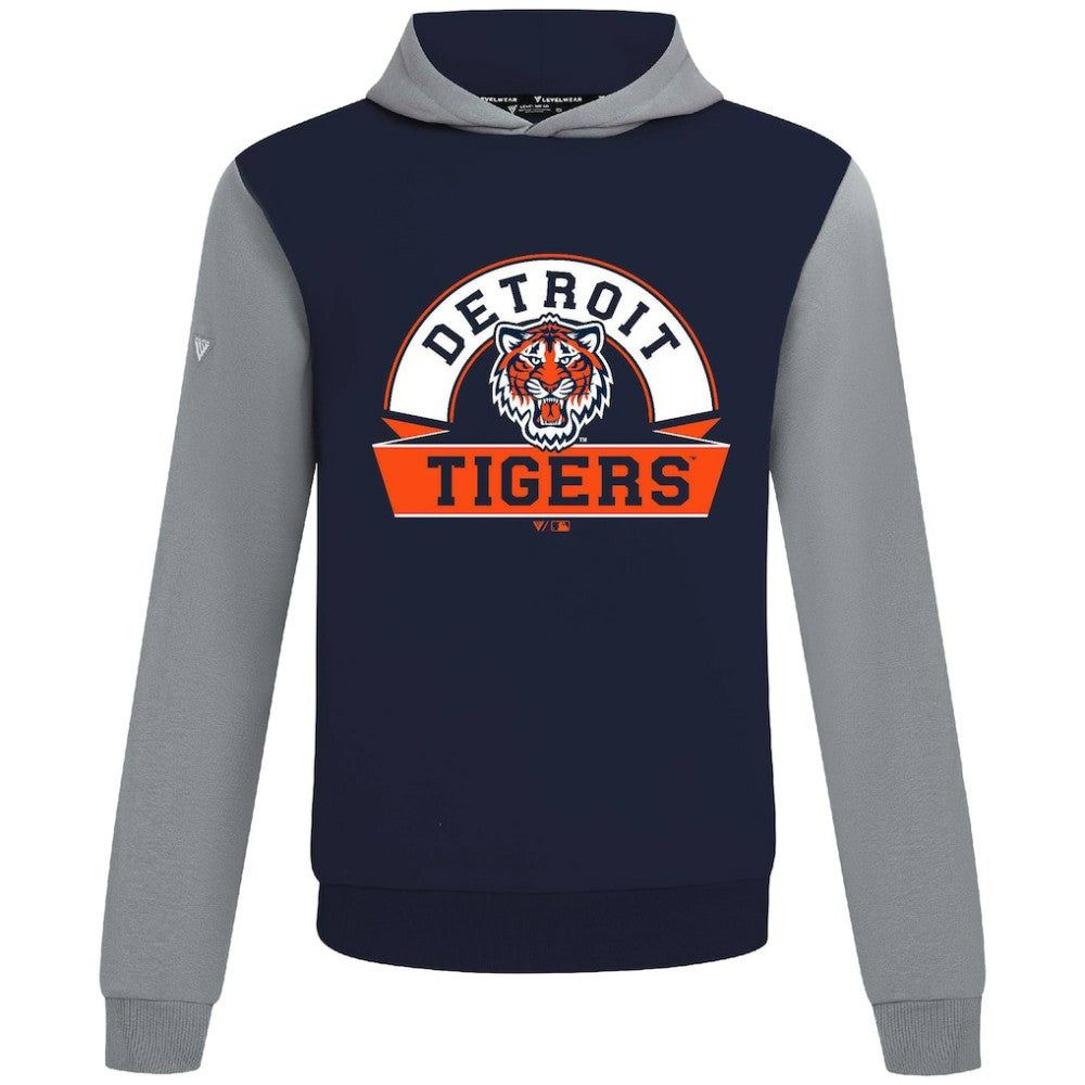 Detroit Tigers Levelwear Throwback Ultimate Banner Arch Hoodie Outlet