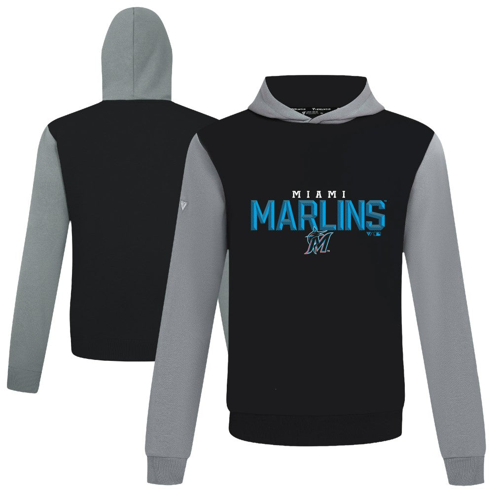 Miami Marlins Levelwear Throwback Carve Ultimate Hoodie for sale