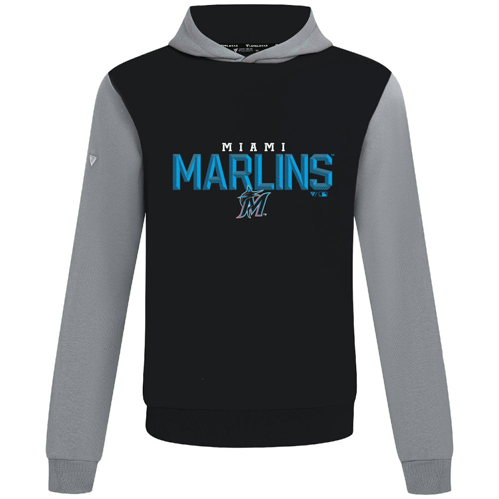 Miami Marlins Levelwear Throwback Carve Ultimate Hoodie for sale
