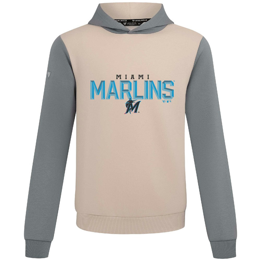 Miami Marlins Levelwear Throwback Carve Ultimate Hoodie for sale