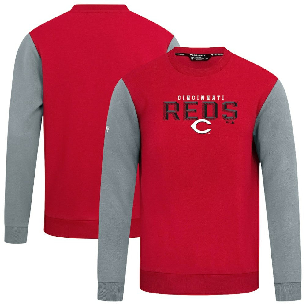 Cincinnati Reds Levelwear Throwback Ultimate Carve Sweatshirt Near Me