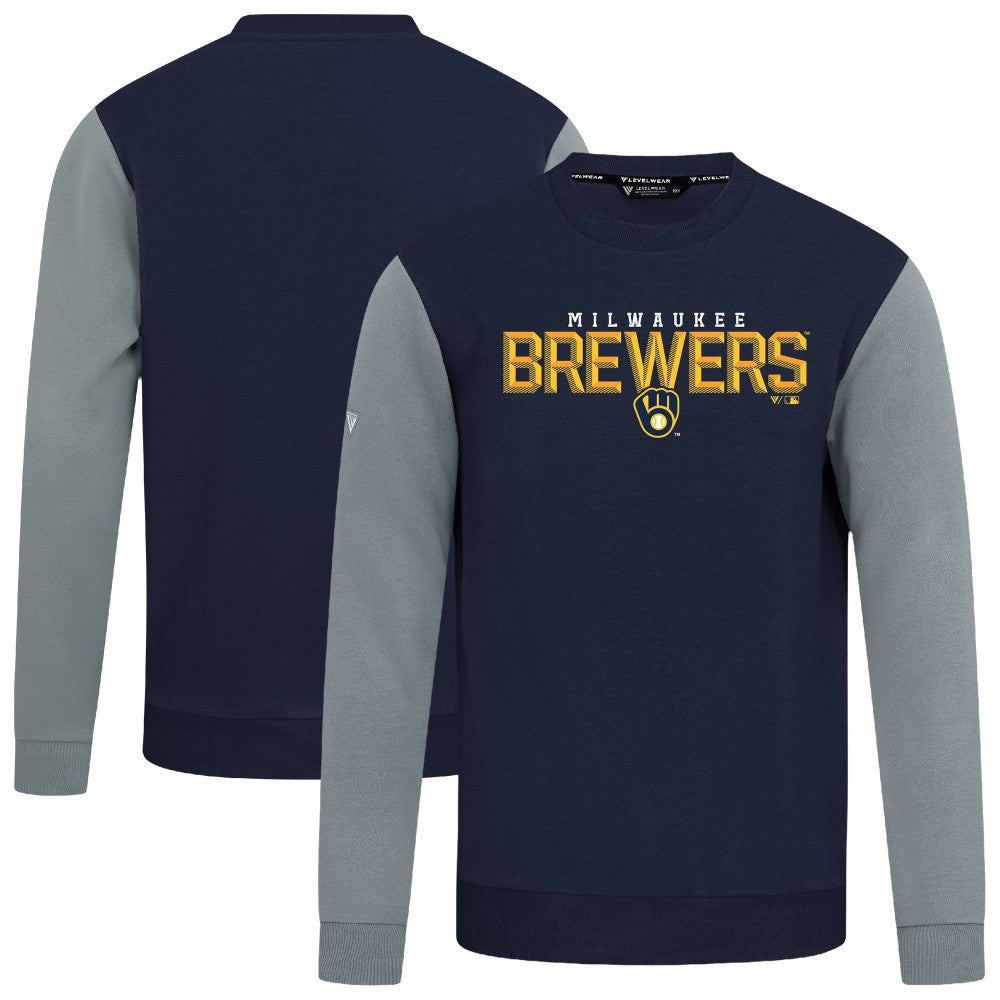 Milwaukee Brewers Levelwear Throwback Ultimate Carve Sweatshirt Online
