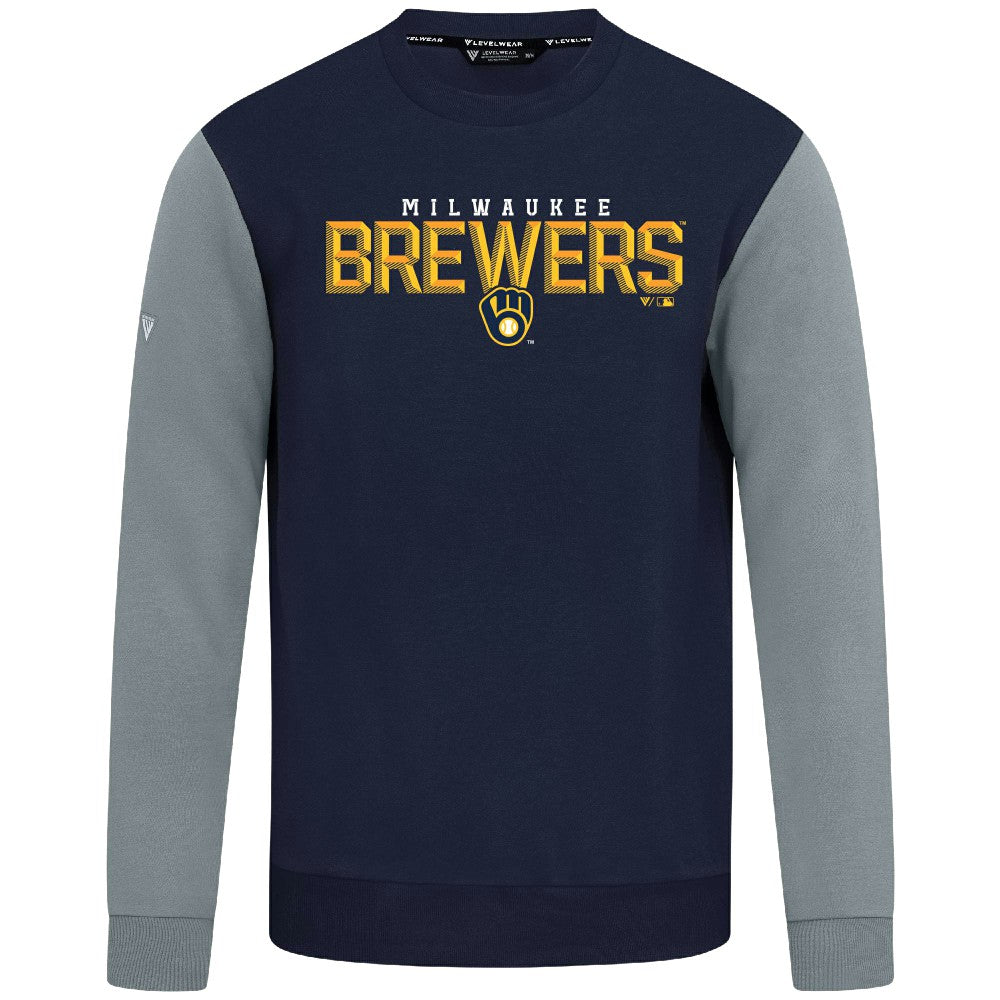 Milwaukee Brewers Levelwear Throwback Ultimate Carve Sweatshirt Online