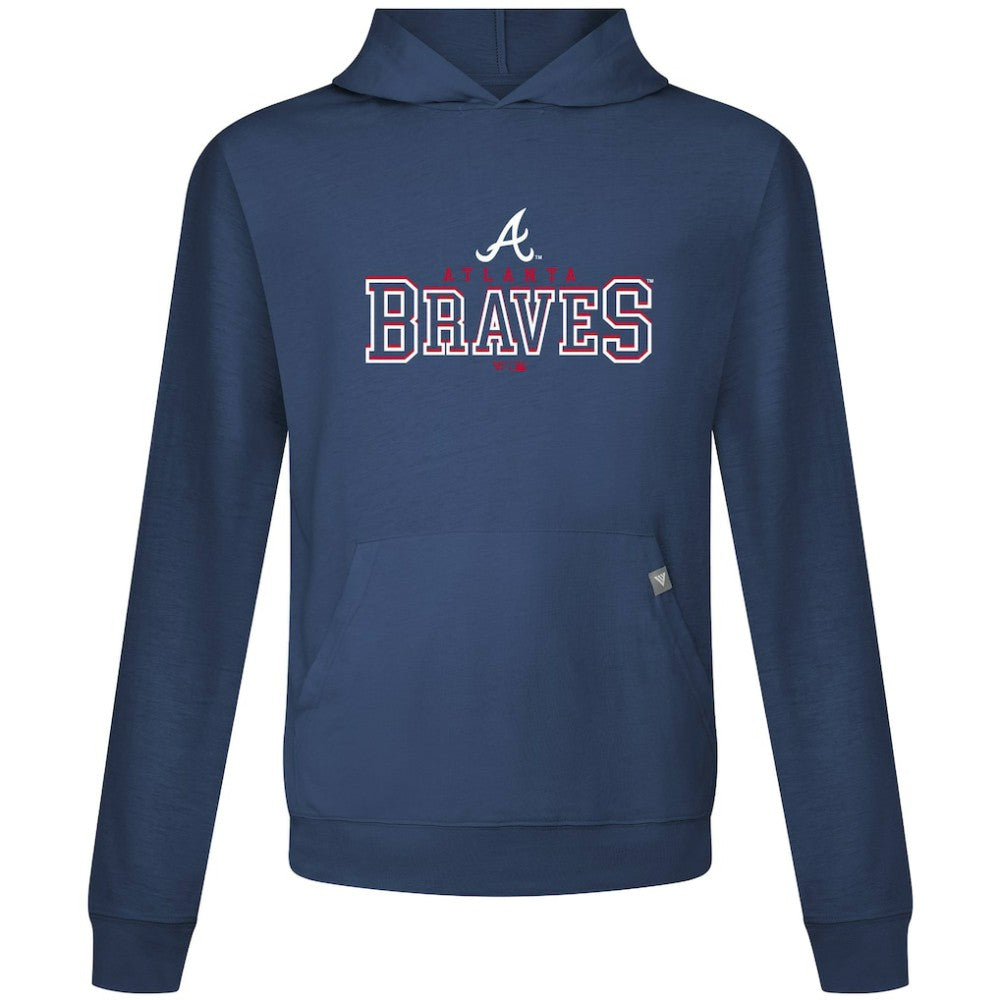 Atlanta Braves Levelwear Relay Journey Pullover Hoodie Outlet