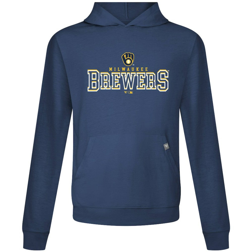 Milwaukee Brewers Levelwear Relay Journey Pullover Hoodie Sale