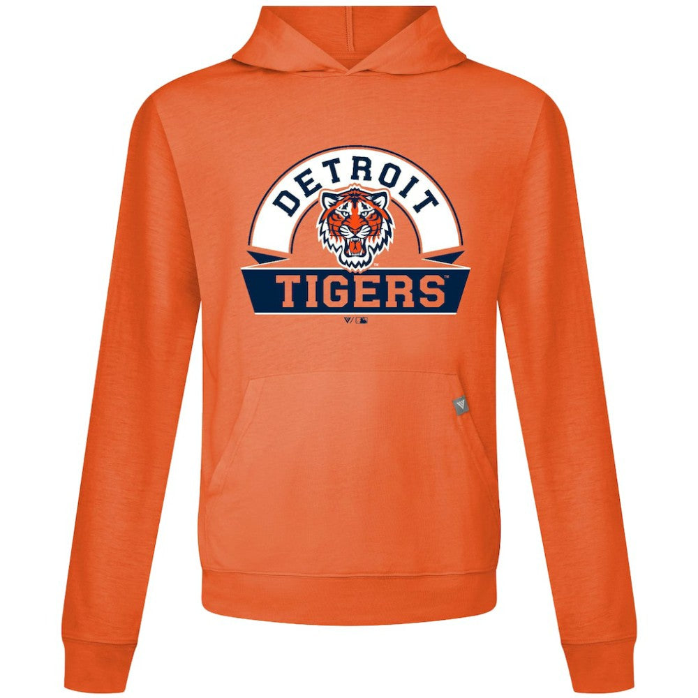 Detroit Tigers Levelwear Relay Banner Arch Pullover Hoodie Outlet