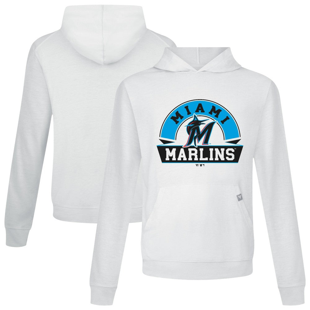 Miami Marlins Levelwear Relay Banner Arch Pullover Hoodie Outlet